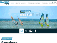 Tablet Screenshot of naxos-camping.gr